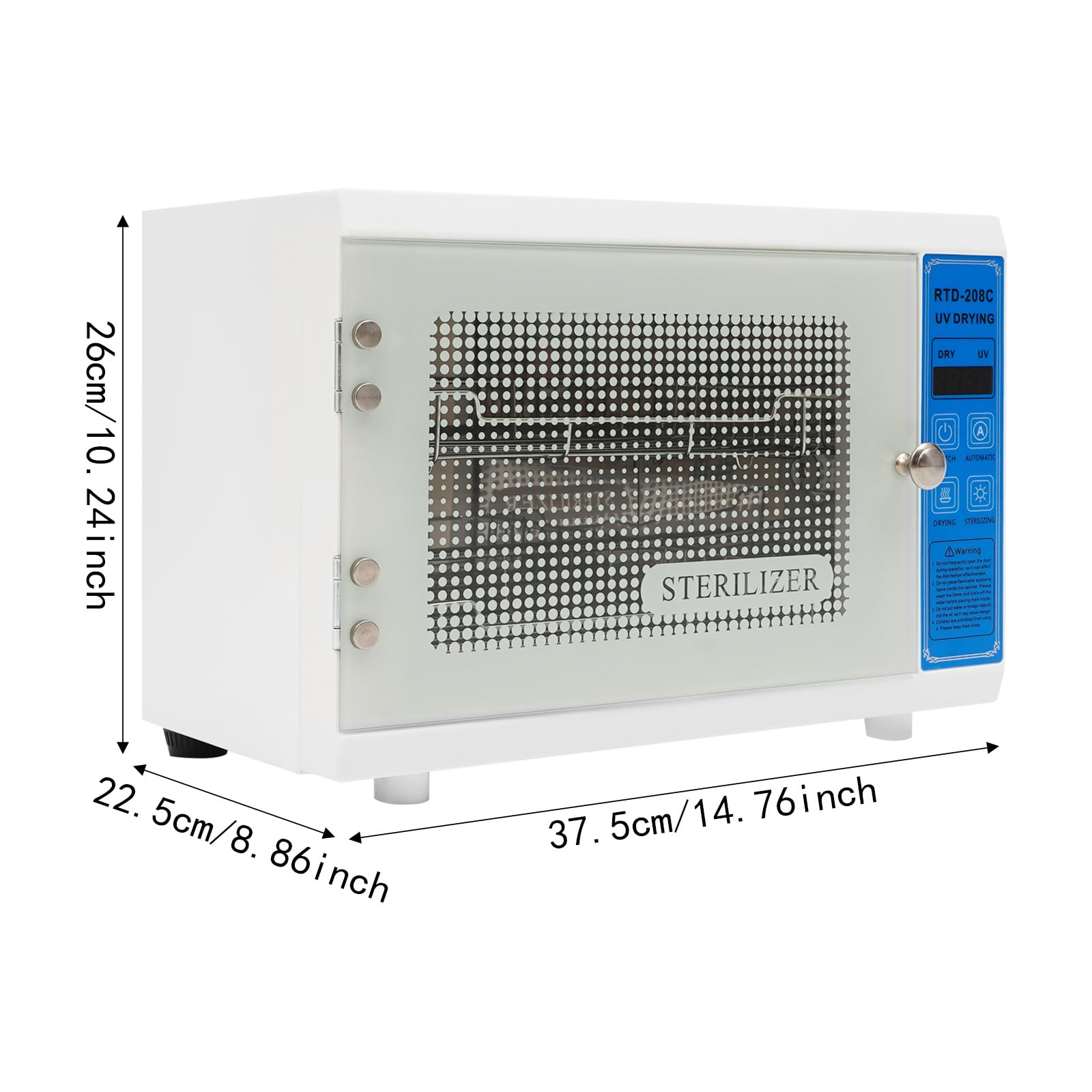 Sterylizator UV suszarka ozonowa, 160 W, 12 l, urządzenie stołowe, 2 | Suszenie ozonowe UV 3 w 1 zapewnia dokładną higienę