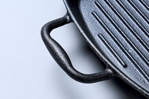 Miniatura 15 de Hierro fundido, sartén pre-sazonada con mango de silicona (10 pulgadas)