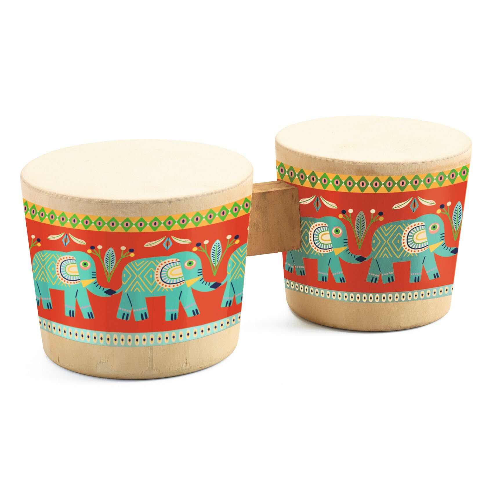 Amazon | DJECO ジェコ アニマンボ ボンゴ 楽器 太鼓 打楽器 楽器玩具