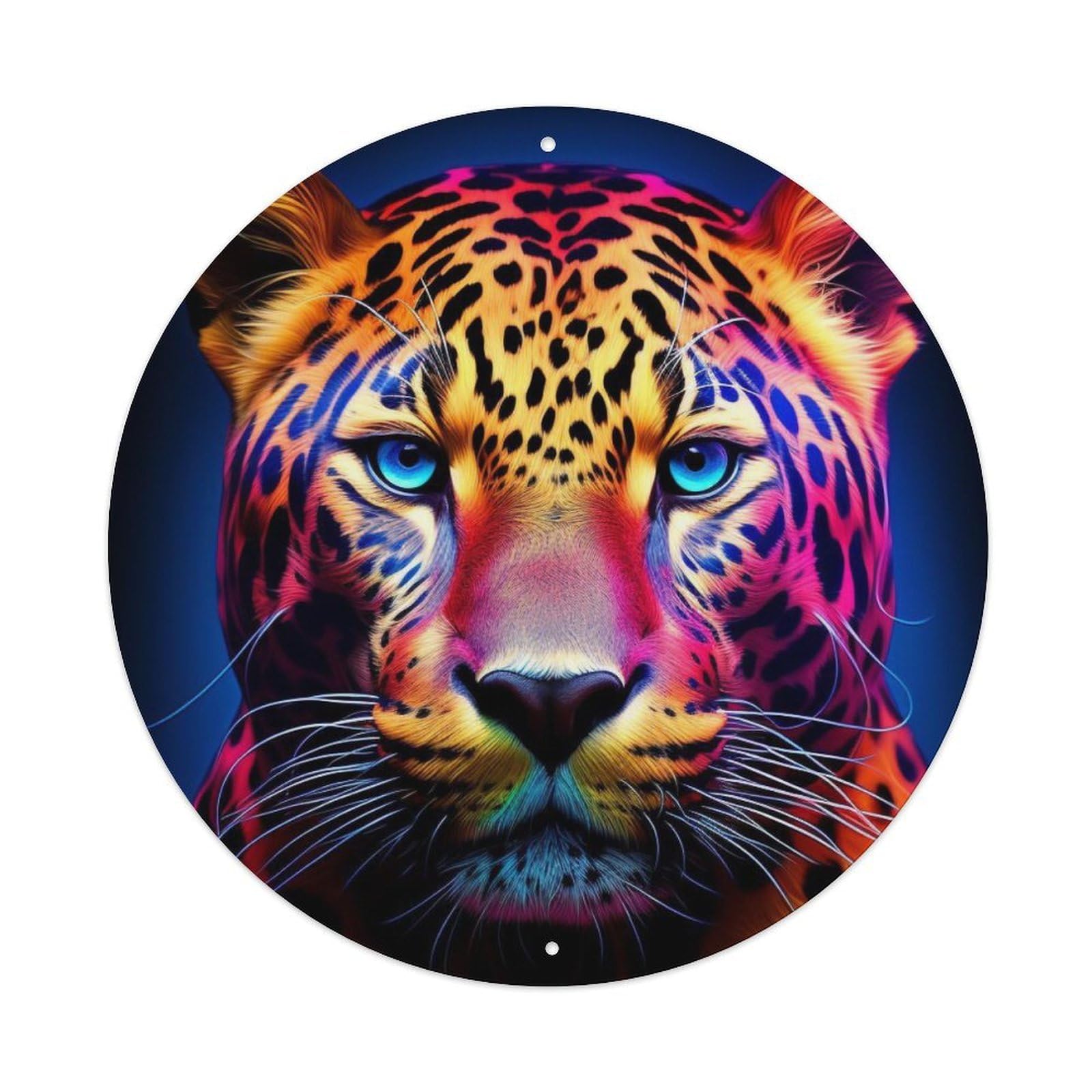 Leopard Animal Artwork Metal Tin Sign