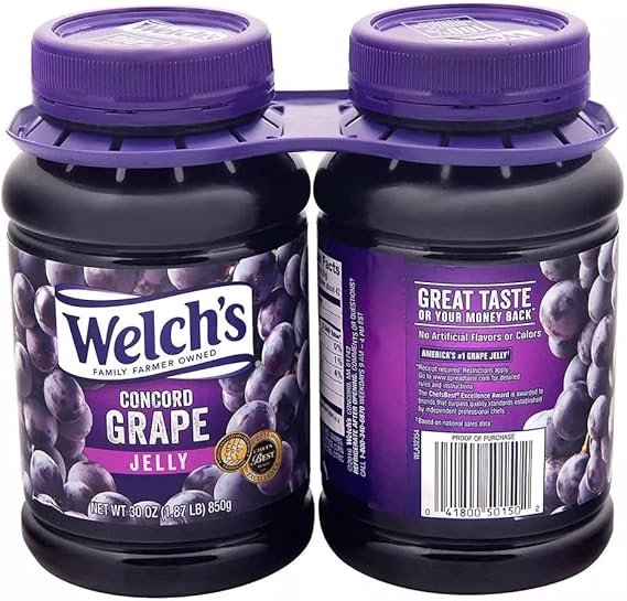 Welch's Grape Jelly, 2 pk./30 oz. Amazon.ca Grocery & Gourmet Food