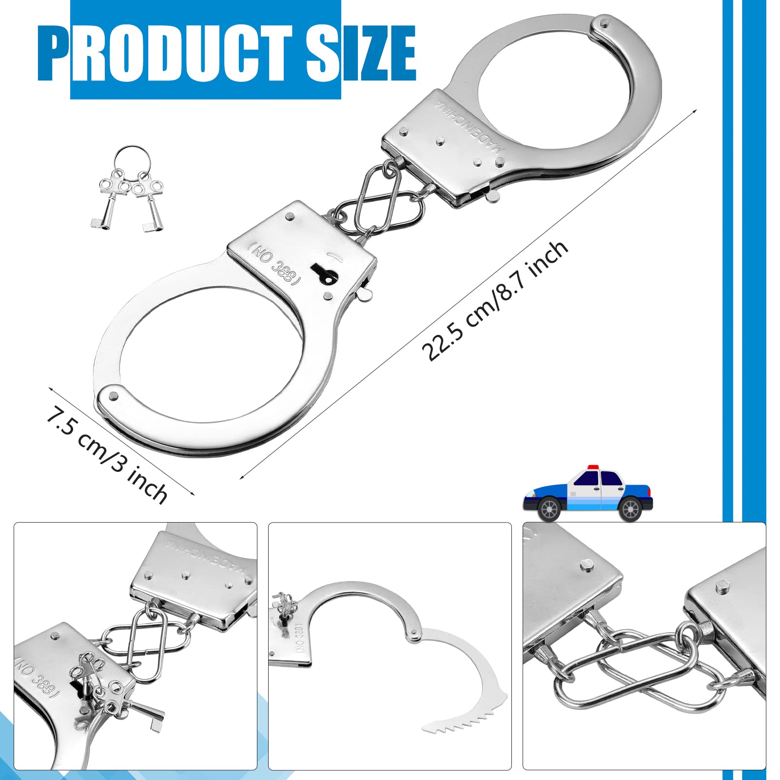 S&W黒い金属製手錠と鍵付き S&W黒い金属製手錠と鍵付き Amazon.co.jp: Leitee(レイティー