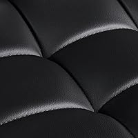 Vista 85 de Yaheetech - 4 taburetes de bar ajustables para mostrador de cocina, taburetes de bar/mostrador, silla de comedor giratoria hidráulica de piel Marrón