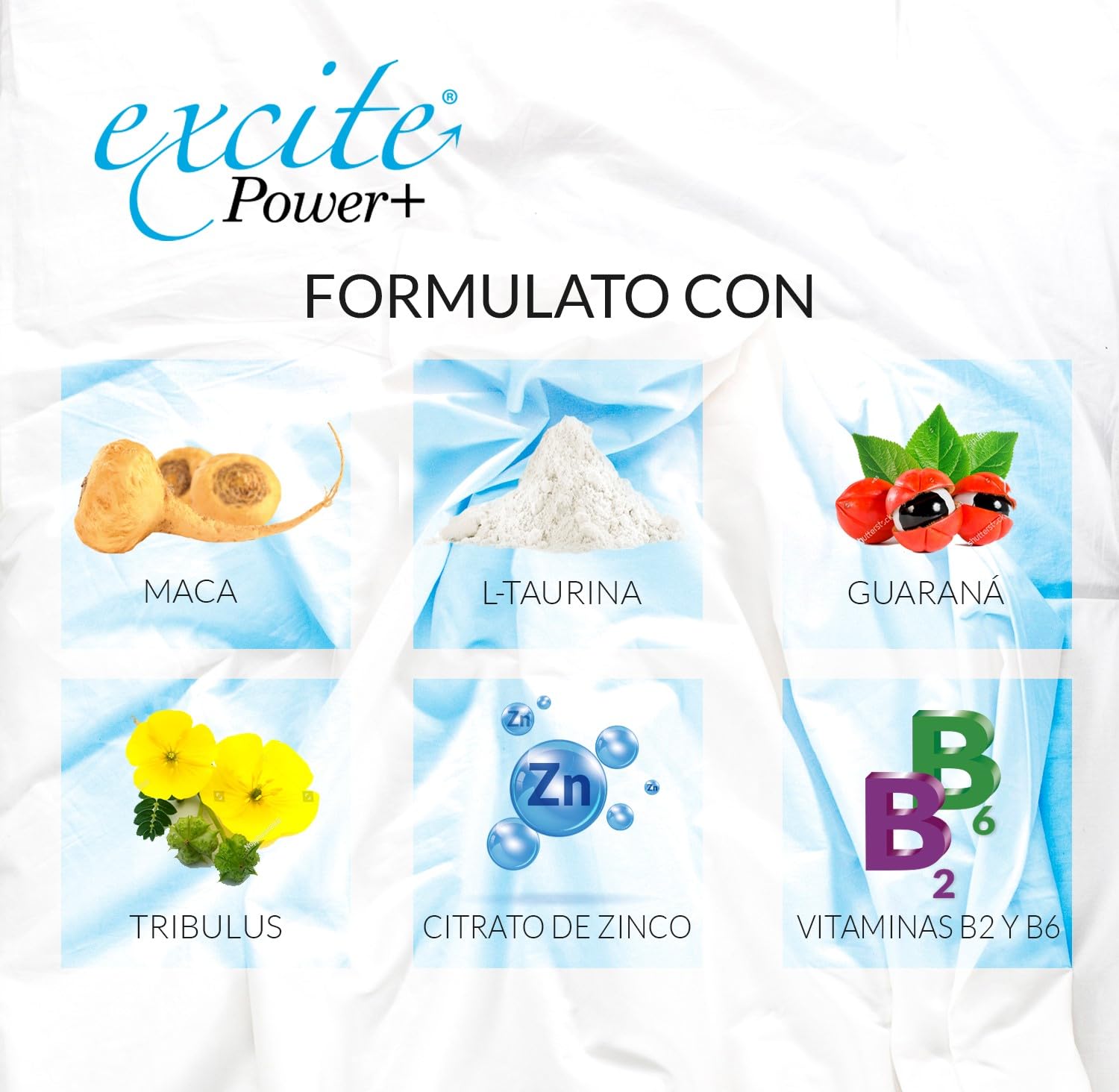 Nature Essential – Excite Power. Formula naturale con maca, L- taurina, Guaranà. Formato 30 capsule.