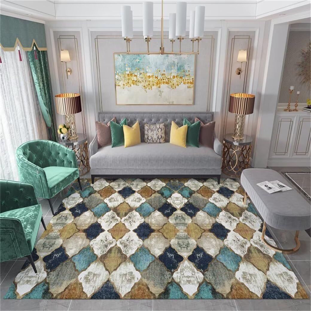 Tapis de sol facile à nettoyer pour salon et chambre 180x230