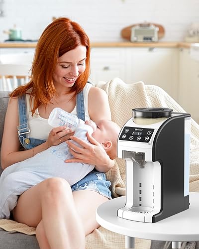 Miniatura 6 de Máquina dispensadora de fórmula instantánea, rápida y personalizable con control preciso de temperatura para bebé, mezcla automática de polvo para