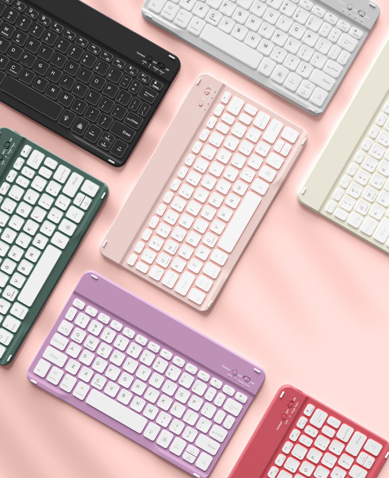 Étui Avec Clavier Pour IPad Air 11 (M3/M2 2025/2024) Et IPad Air 5e/4e Génération - Clavier Rétroéclairé 7 Couleurs, Coque TPU Avec Porte-crayon