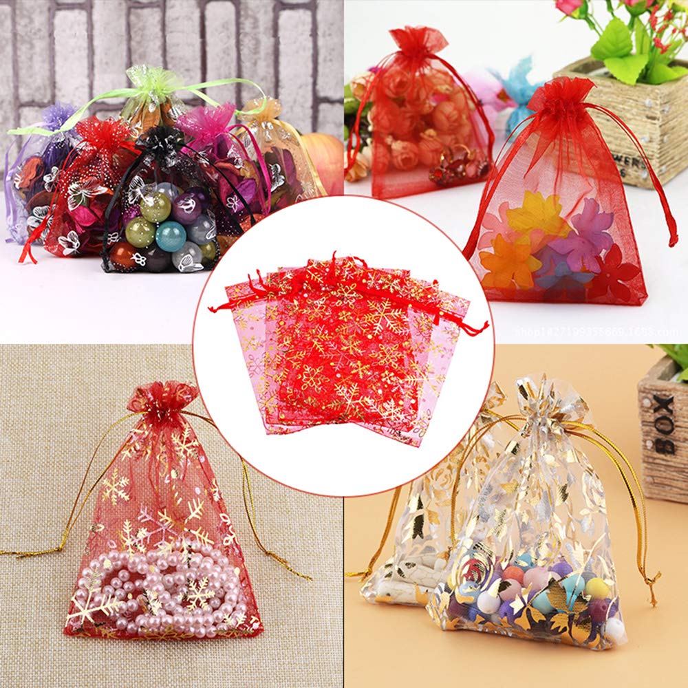 Vaolmlop 60 Stück 7 * 9 Cm Geschenk Hochzeit Säck Produktbild-Vorschau 10