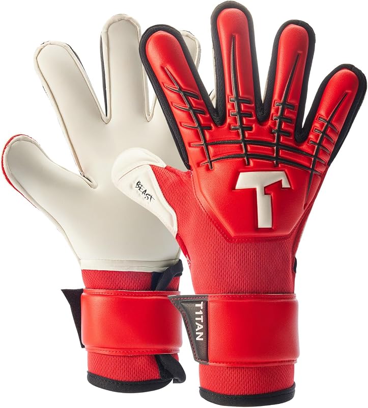 Beast Goalkeeper Gloves for Kids - with Finger Protection - Soccer Goalie Gloves Youth - for The Little up-and-Coming Keepers - Size 4-6