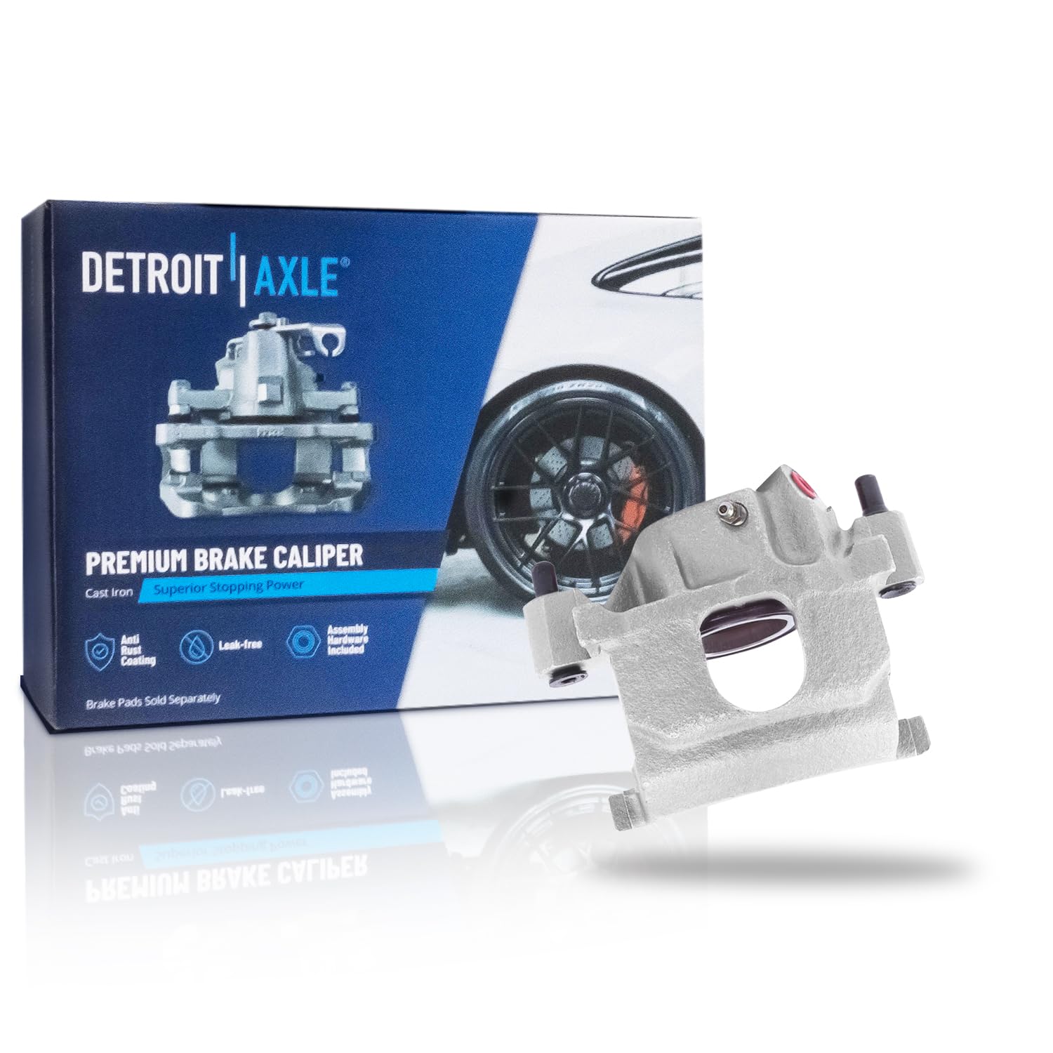 Detroit Axle - 2.3L Front Right Brake Caliper for Ford 1982-1984 Mustang