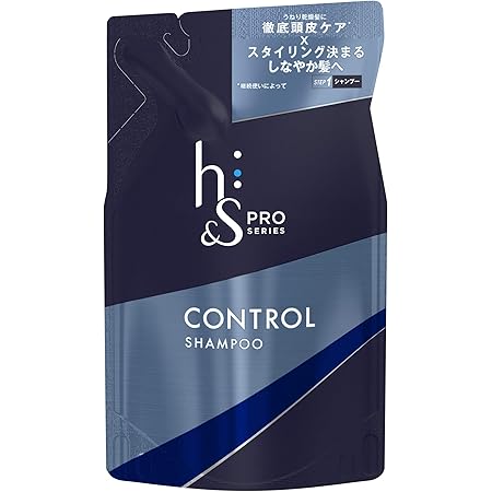 Amazon H S Pro エイチアンドエス プロ メンズ シャンプー コントロール 詰め替え スタイリング重視 300ml H S ビューティー 通販