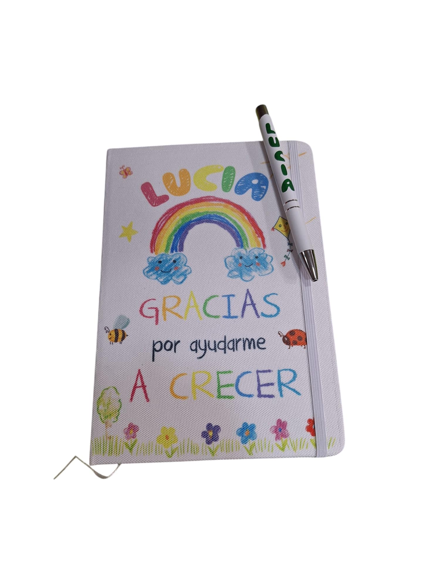Genérico Pack de Regalo personalizado con nombre y texto, para maestros, docentes, profesores de guardería.