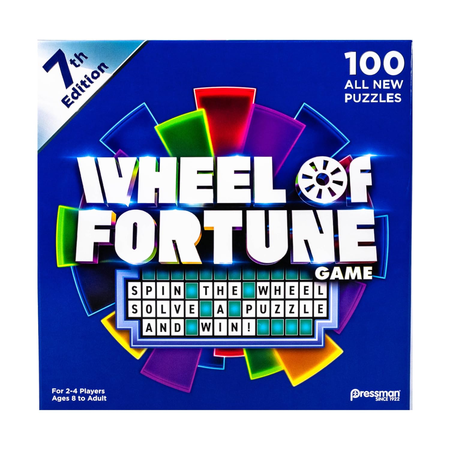 Pressman 5563-06 Wheel of Fortune Game: 5th Edition - Spin The