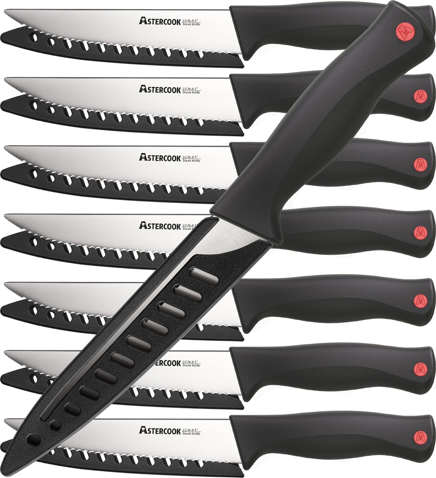Granitestone Nutriblade 6Piece Steak Knives with