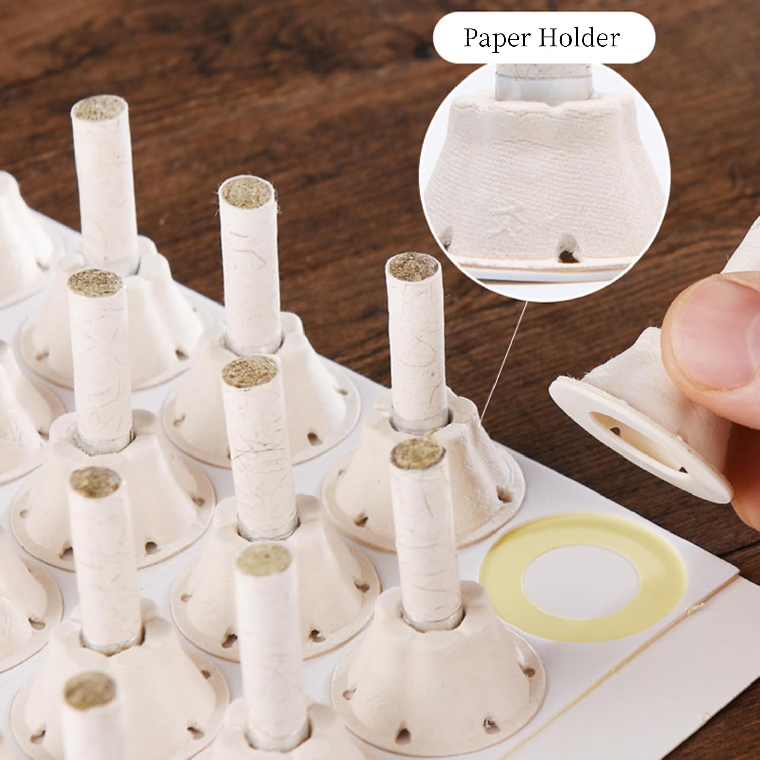 Moxa Stick for Moxibustion,The Moxibustion Sticks are Made of Pure Natural Mugwort. Self Adhesive Mini Moxa Rolls, Portable Safe Home for Moxa Treatment (32)