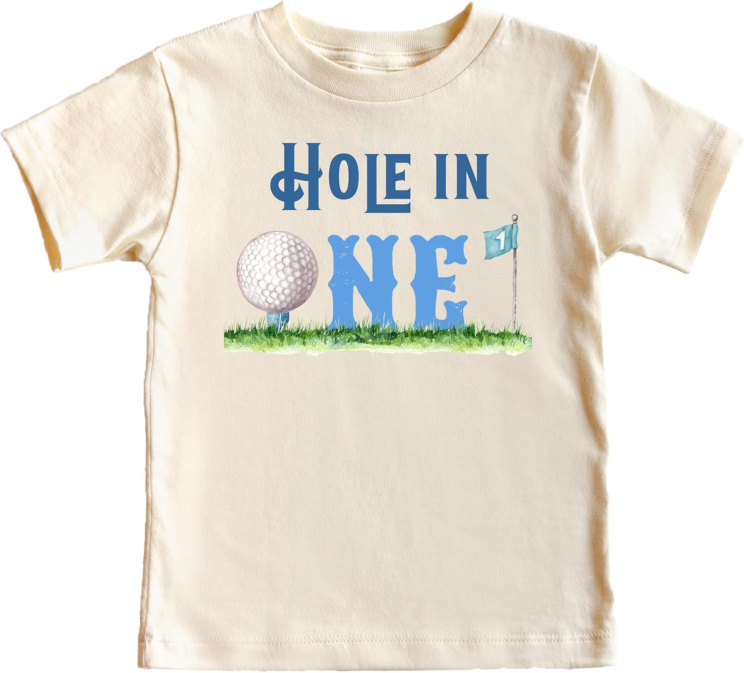 Hole in One 1st Birthday Shirt for Boys Golf Themed First Birthday Tee for Kids