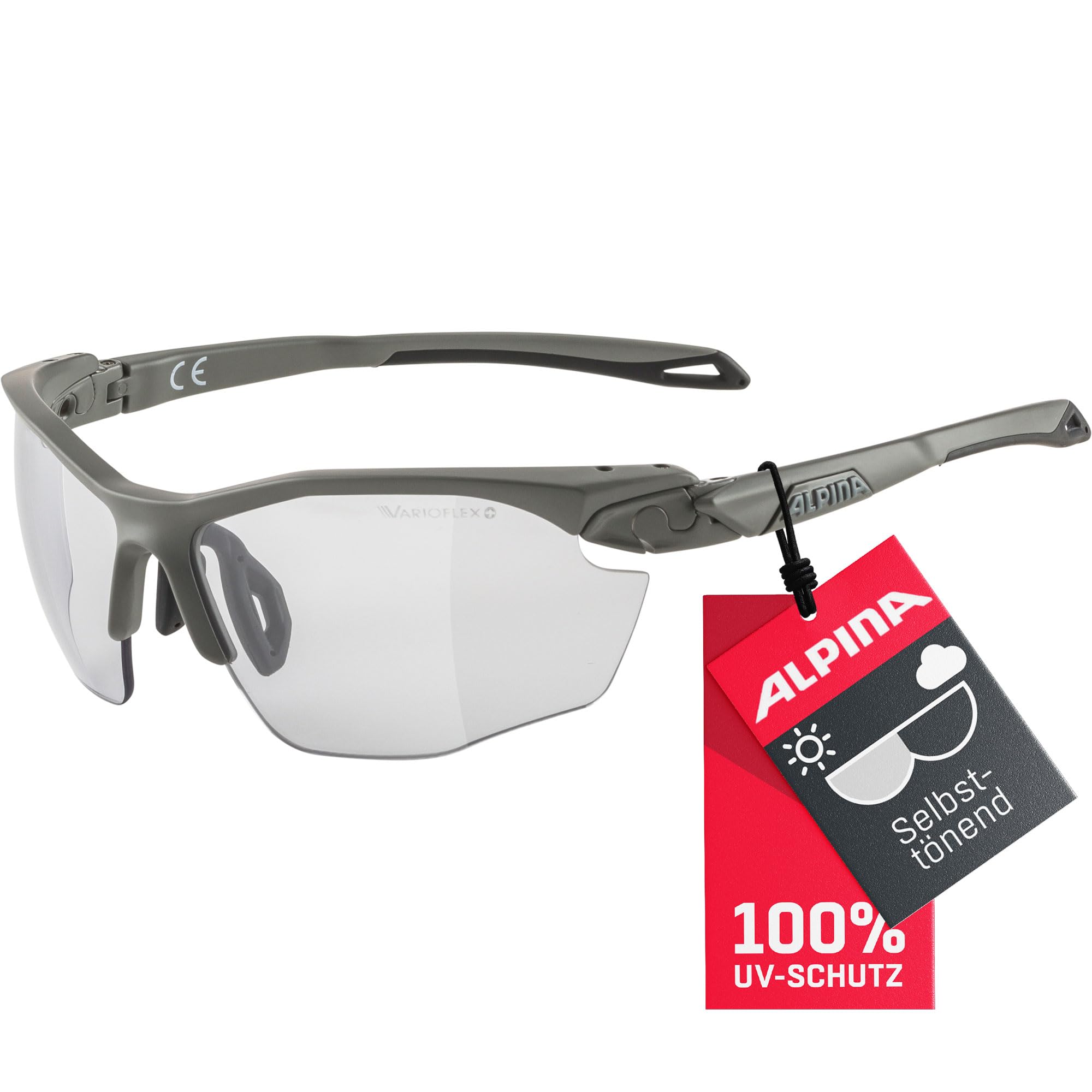Alpina Twist Five S HR VL Fahrradbrille moon-grey | Variomatic | Fahrrad-/ Sportbrillen | Fahrradtaschen, Helme, Brillen günstig online kaufen