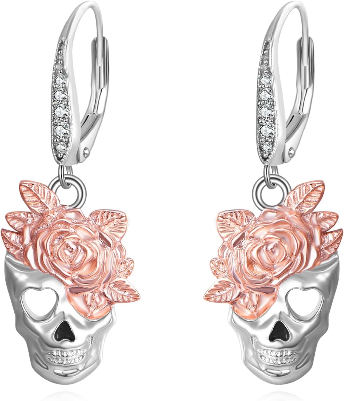 Skull Earrings Halloween Earrings Goth Jewelry Skull Gifts for Women Gothic Jewelry for Women Dangle Earrings