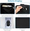 Small Mini Travel Bag Sports Bag 18L Small Duffel Bag XS School Sports Bag Weekender Fitness Bag 35 x 20 x 25 cm Black