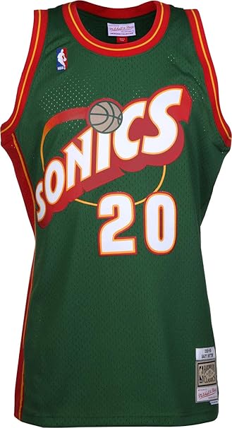 Mitchell Ness Swingman Jersey Seattle Supersonics Gary Payton 20 Amazon De Fashion