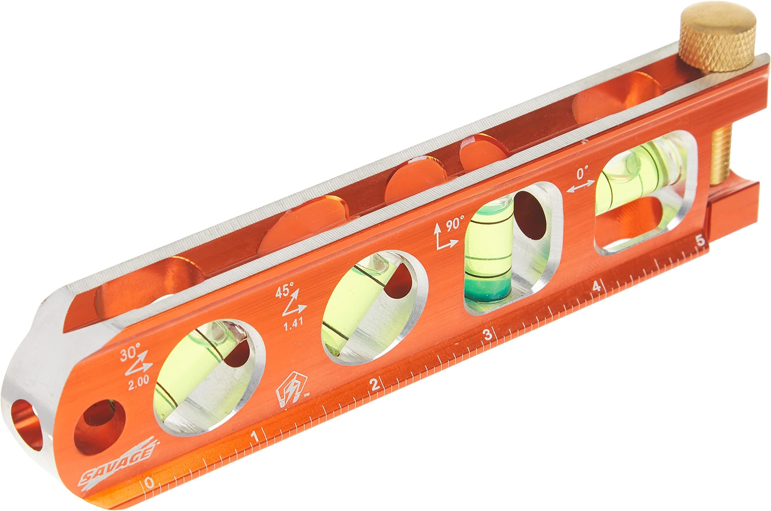Savage Aluminum Torpedo Level - Orange -10