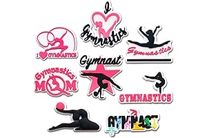 Sports Shoe Decoration Charms for Clog Gymnastics Set