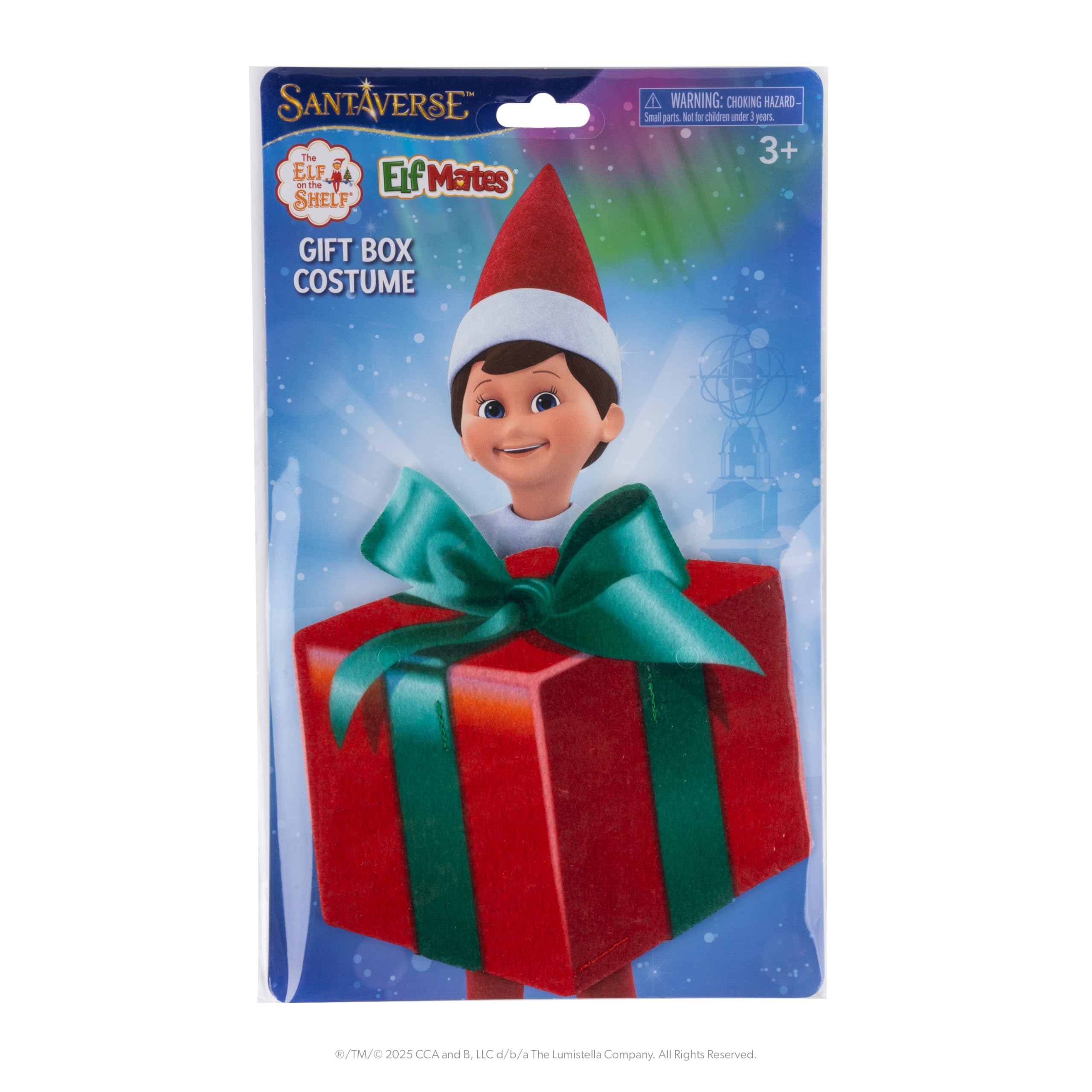 The Elf on the Shelf® Elf Mates® Costume – Gift Box, Felt Elf Clothing Accessory, Fits Elf Mates®, Official Holiday Dress-Up, Scout Elf Not Included