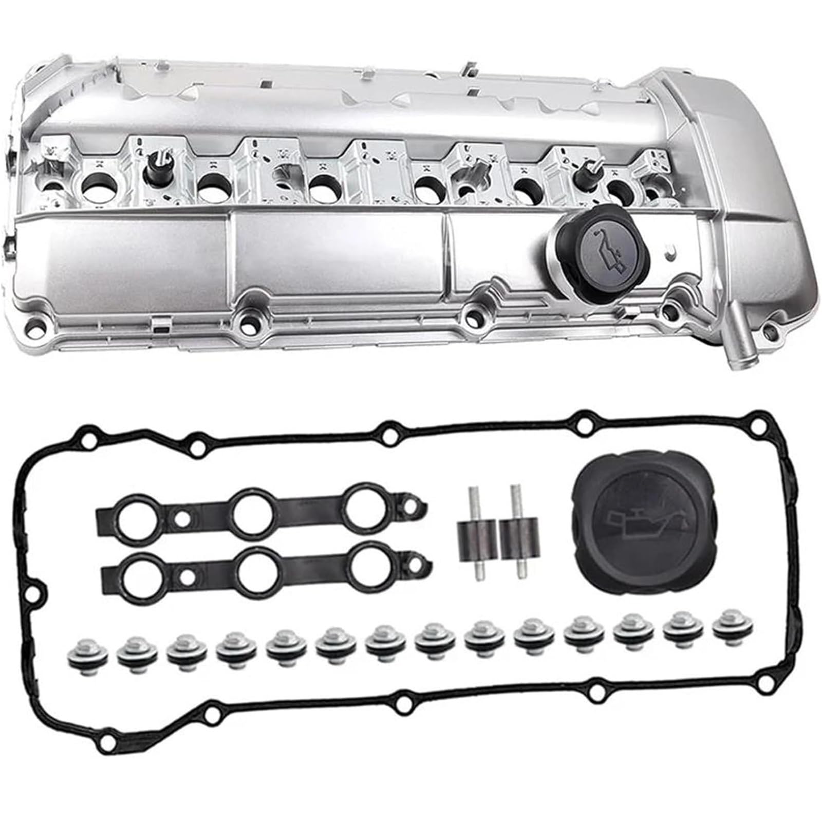 Bouchons de Valve de Pneu pour BMW Aluminium pour Couvercle de soupape de Moteur Culasse pour Couvercle de soupape de Moteur