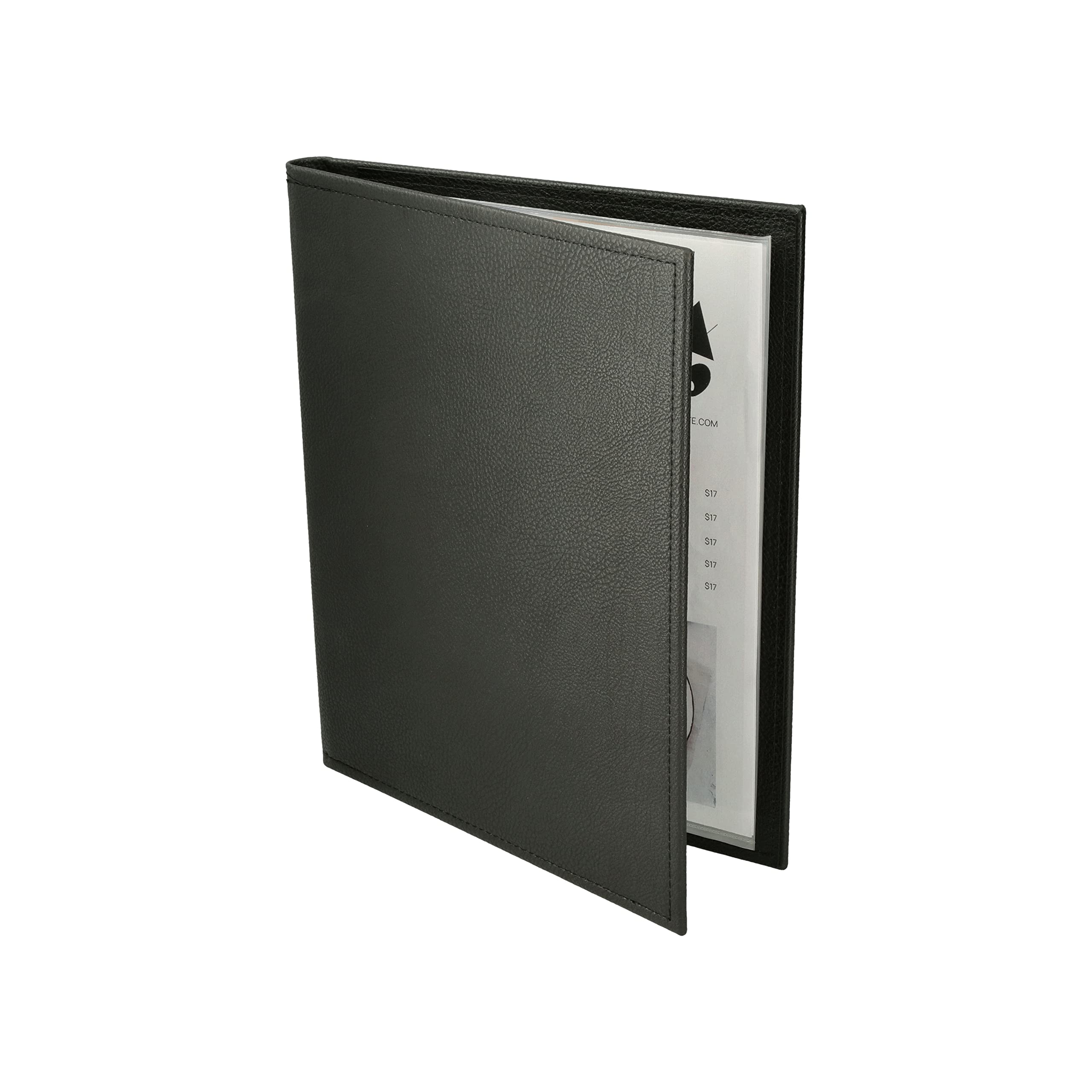 Menu Cover Made of Premium Faux Leather - 10 Views - 8.5