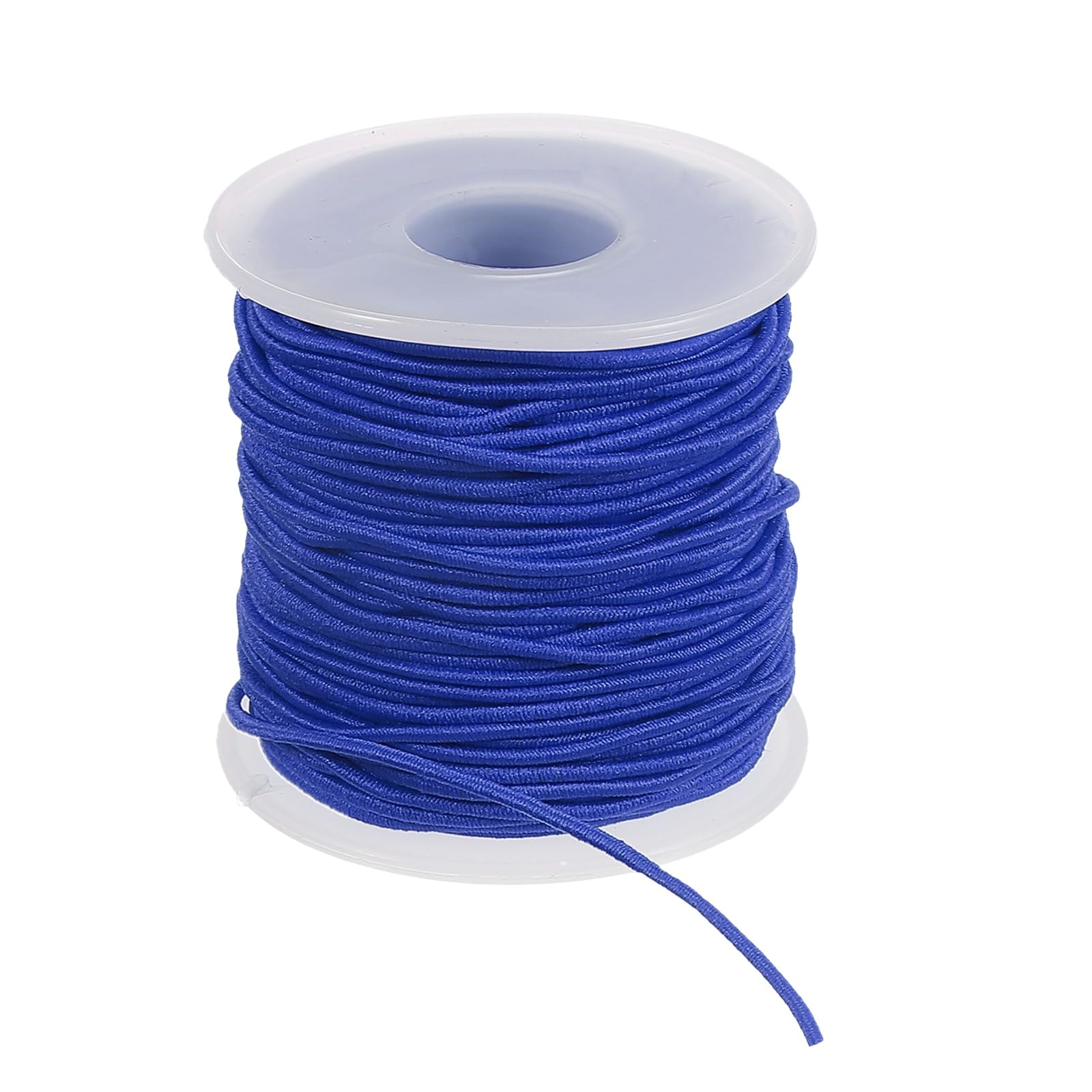 PATIKIL Elastic String for Bracelet 164 Ft/50 Meter Length 1.5 mm Dia, 1 Roll Sturdy Stretchy String Cord for Jewelry Making Necklace Beading Craft DIY, Dark Blue