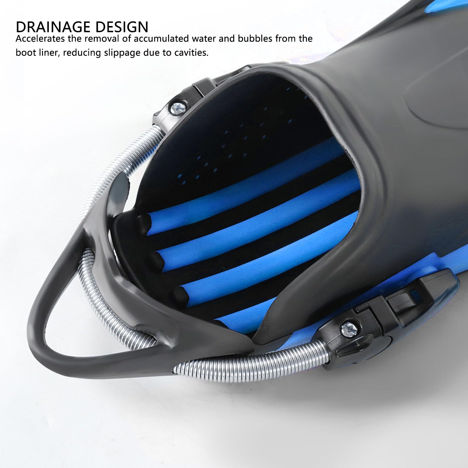 Bewinner Bewinner Aletas de Buceo Profesionales Ajustables para Buceo Profundo y Surf, Aletas de Natación Largas para Entusiastas del (XL)
