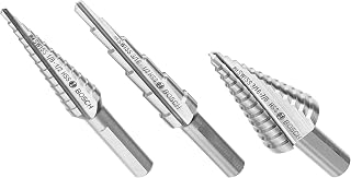 BOSCH SDC30 3 pc. High-Speed Steel Turbo Step Drill Bit Set