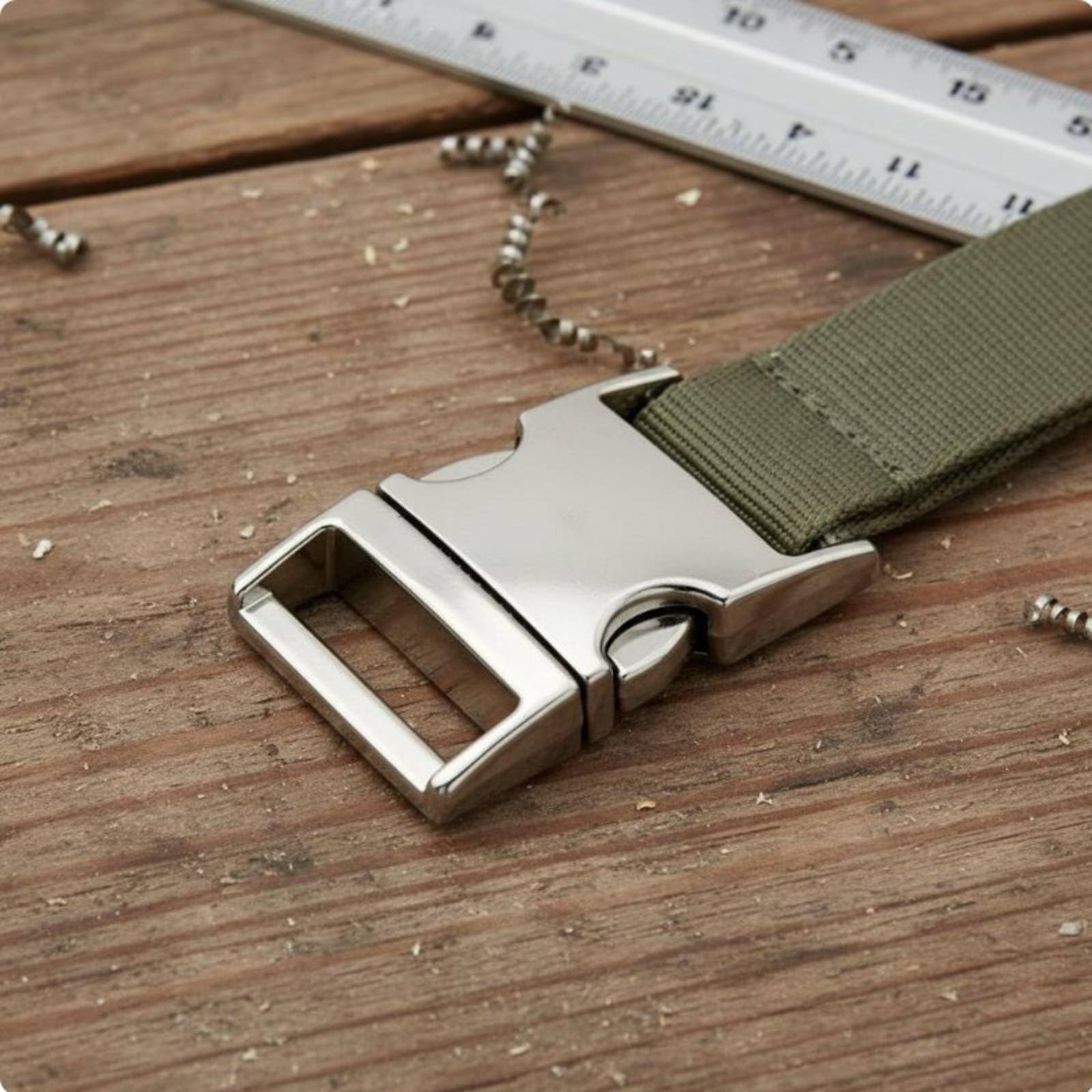 Fibbia a Sgancio Rapido Fibbia Lato Chiusura Cinghia Gancio Cinturino in Metallo Robusto in Lega di Zinco Adatta a Bagagli Collari Attrezzatura Outdoor Bricolage