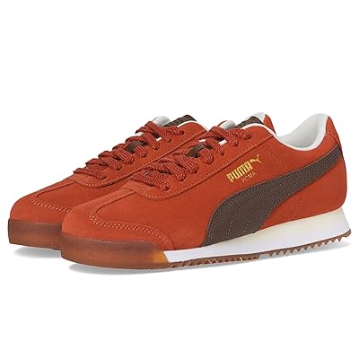 PUMA Kids Roma (Big Kid) Kids Shoes Mars Red/Espresso Brown/Gum