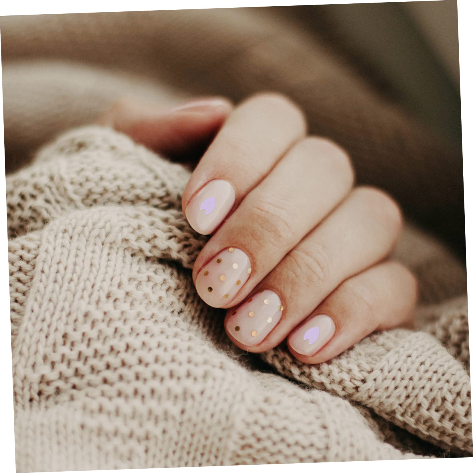 minkissy 4 Set Di Glitter Per Unghie Paillettes - Decorazioni Per Nail Art Per Ragazze Ornamenti Per Manicure Per *4