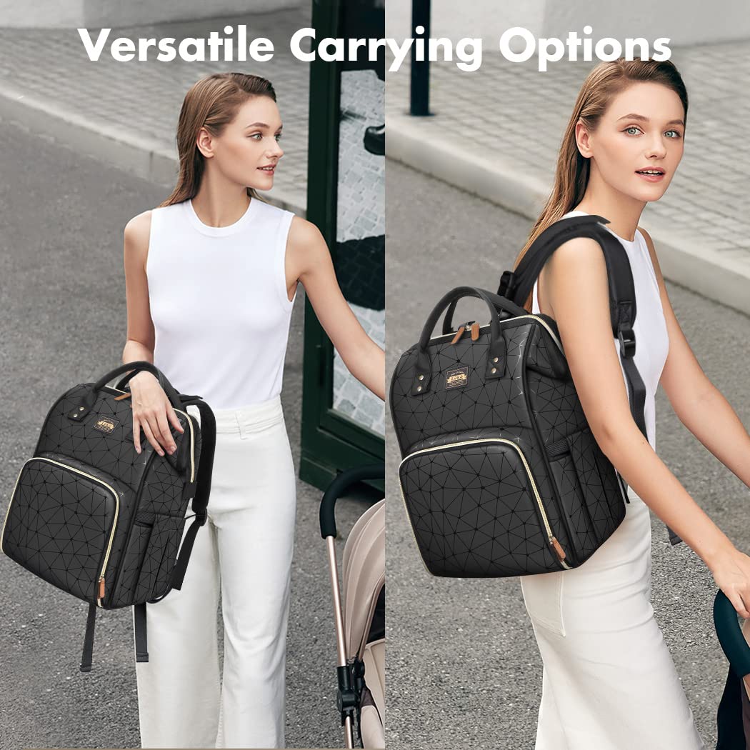 Zaino Fasciatoio Multifunzione | Zaino Neonato con Tappetino Cambio - Borsa Passeggino che può essere Appeso al Passeggino - Impermeabile Borsa Fasciatoio Neonato