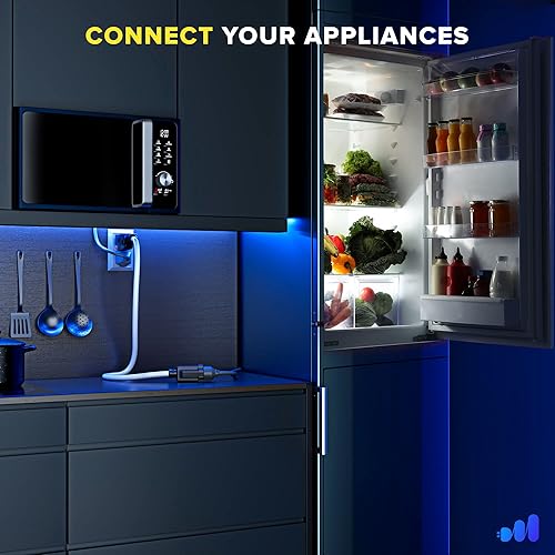 Miniatura 7 de Maximm Cable de extensión blanco de 10 pies, resistente de 16 AWG, certificado ETL para taller y uso al aire libre