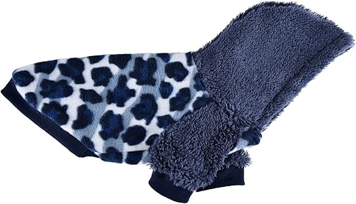 Miniatura 7 de Suéter con capucha para perro, suéteres mullidos para perros pequeños, hembras y niños, sudadera de forro polar cálido para invierno, sudadera para