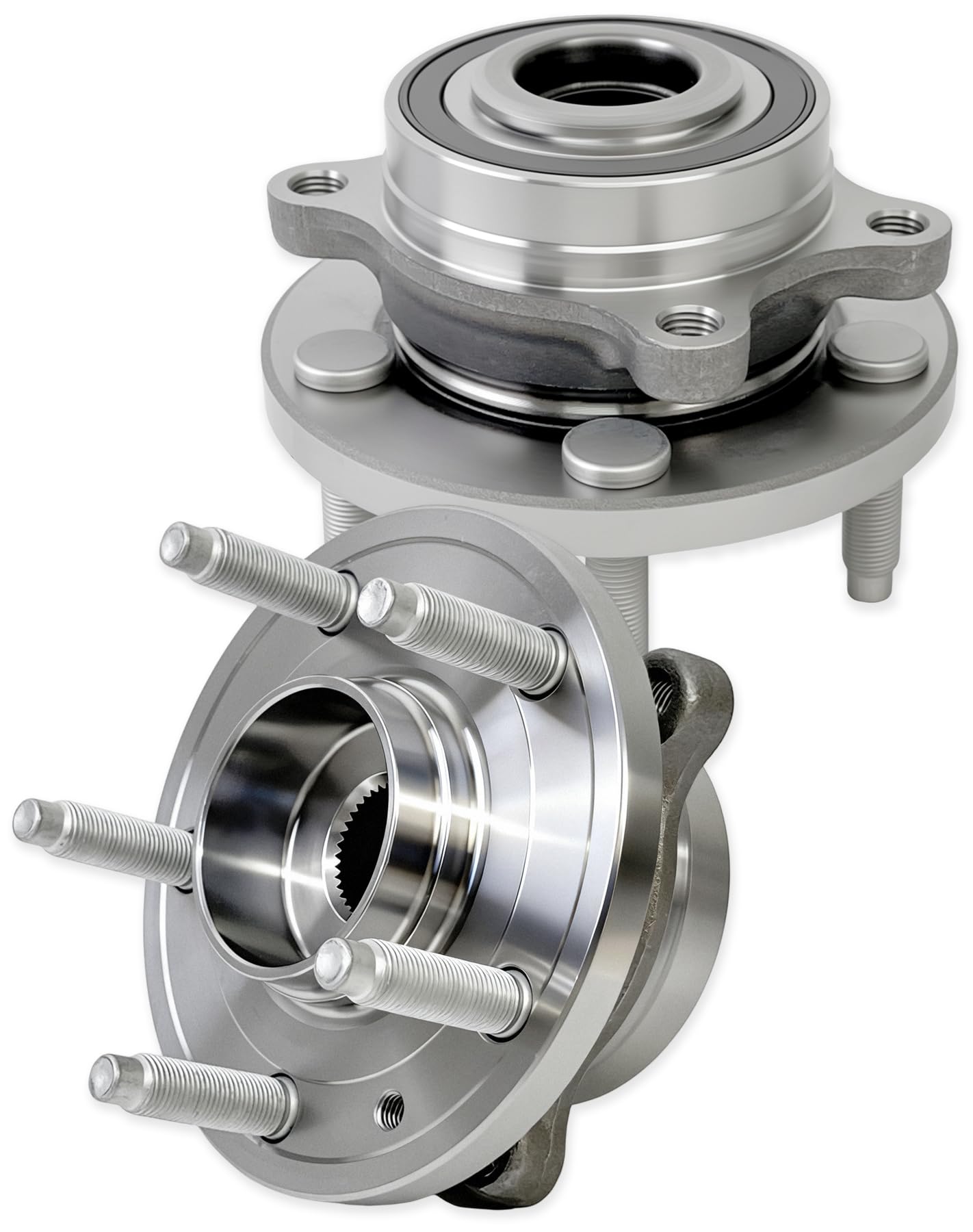 2 pcs 513275 rear/front wheel bearing hub assembly for ford flex taurus 10-19 edge 11-14, special service police sedan 14 16-18, police interceptor sedan 13-19, for lincoln mkt mkx mks 09-16, 5 lugs