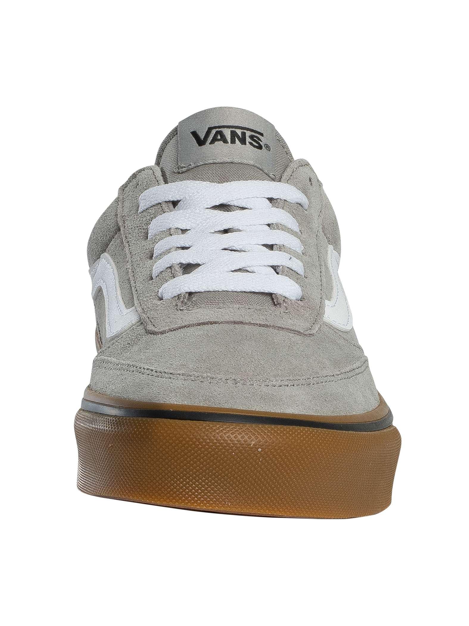 Vans Uomo Scarpe da Ginnastica in Tela Brooklyn, Black/Gum