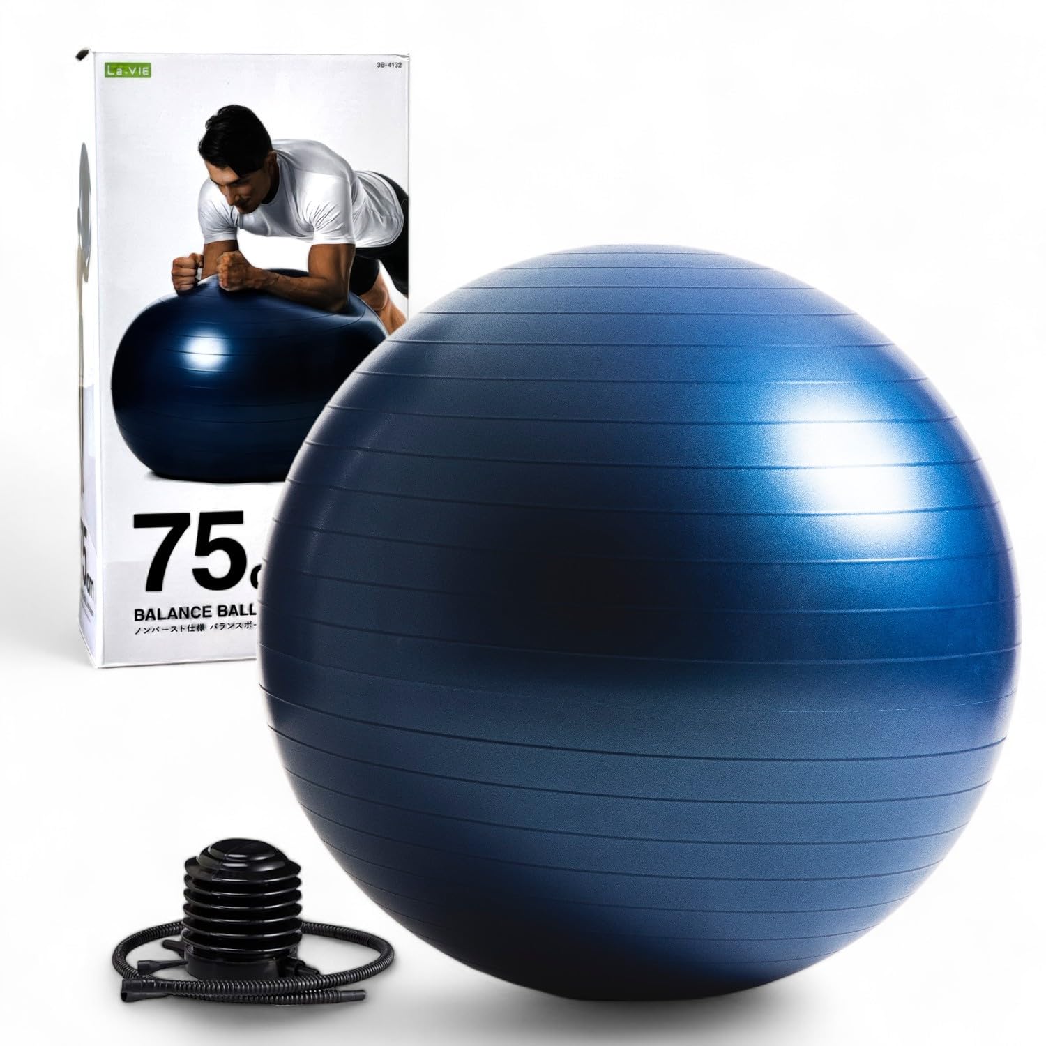 La-VIE バランスボール 75cm ネイビー