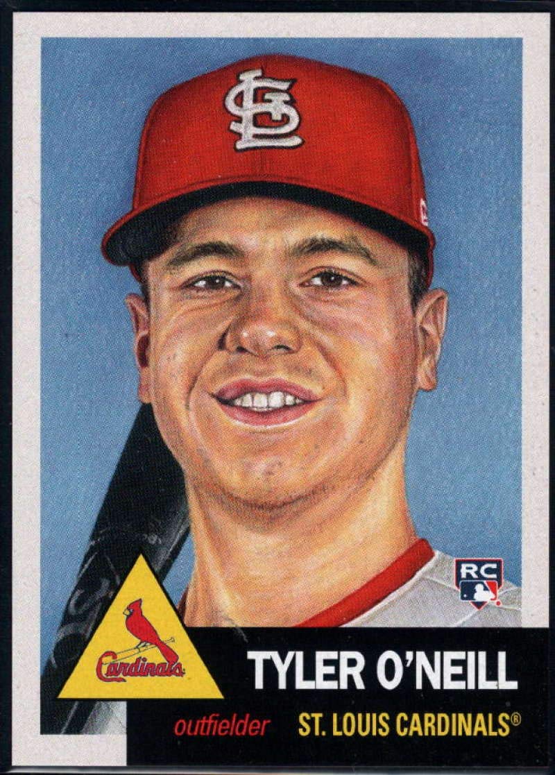 Amazon.com: 2018 Topps The MLB Living Set #77 Tyler O'Neill RC Rookie St  Louis Cardinals Official Baseball Trading Card with Facsimile Red Autograph  on Back ONLINE EXCLUSIVE Limited Print Run : Collectibles