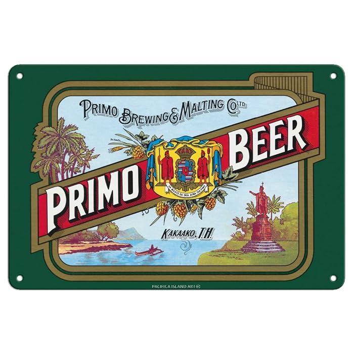 Buy Pacifica Island Art Primo Beer Vintage Hawaiian Beer Packaging