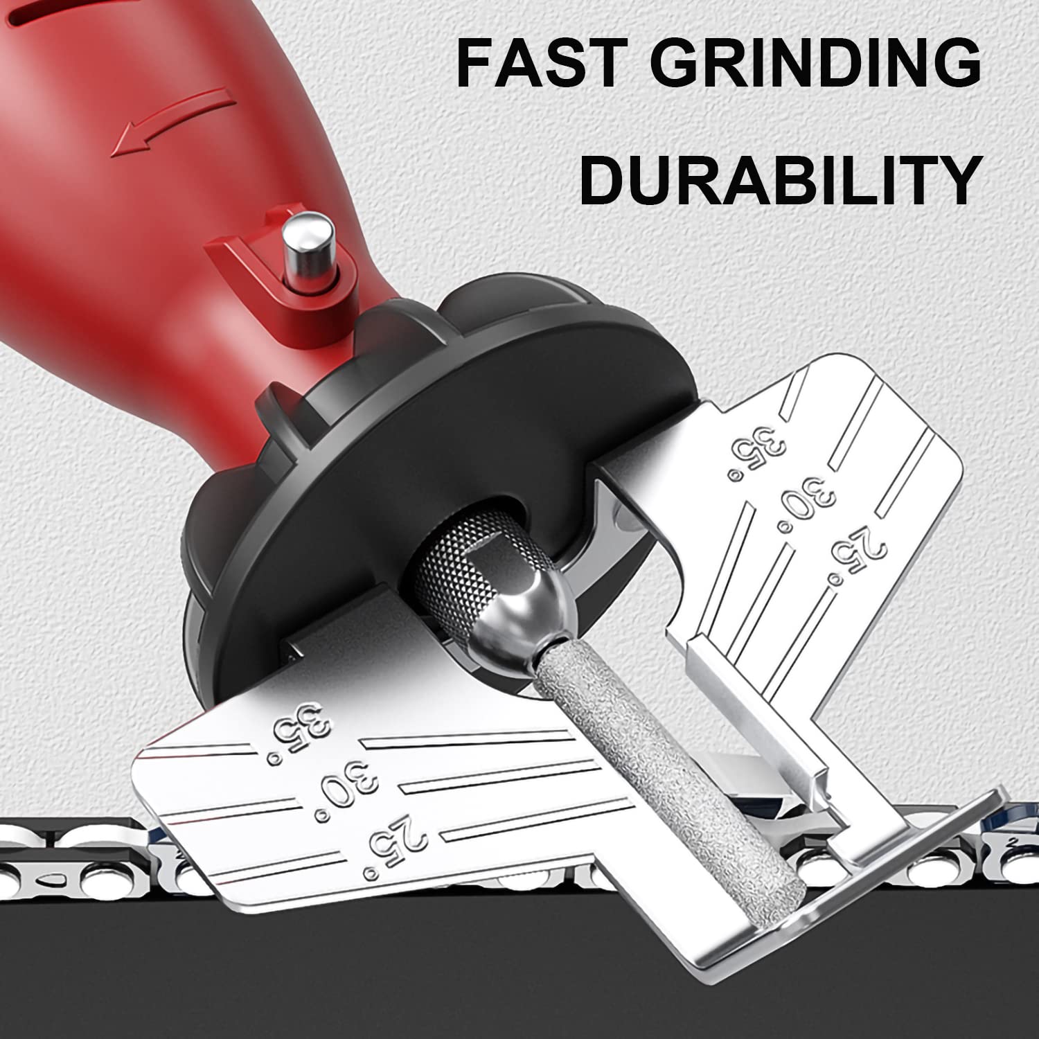 Snapklik.com : AccEncyc 8pcs Diamond Chainsaw Sharpener Burr 3/16 ...