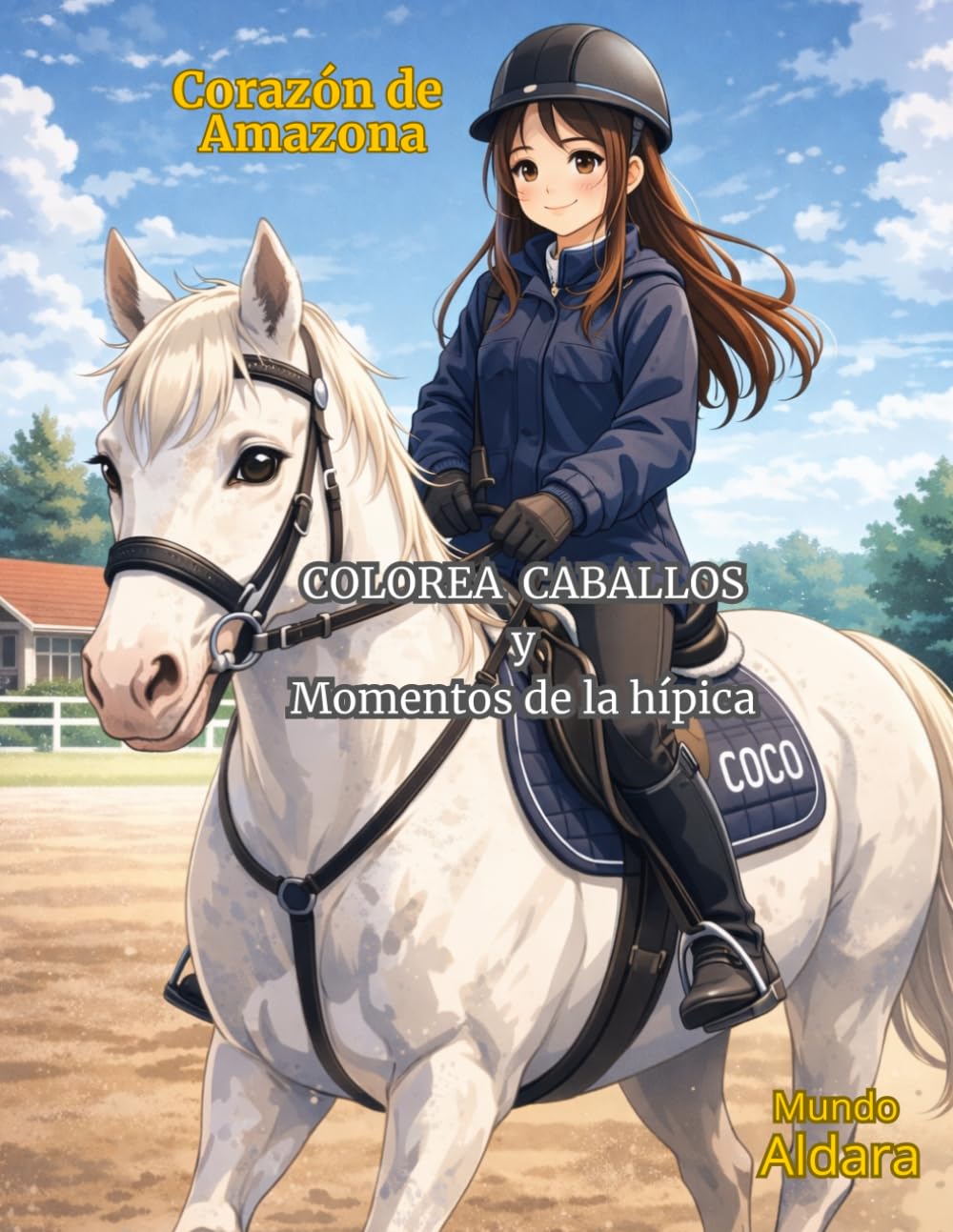 COLOREA Caballos y Momentos de la hípica (Colorea Mundo Aldara)