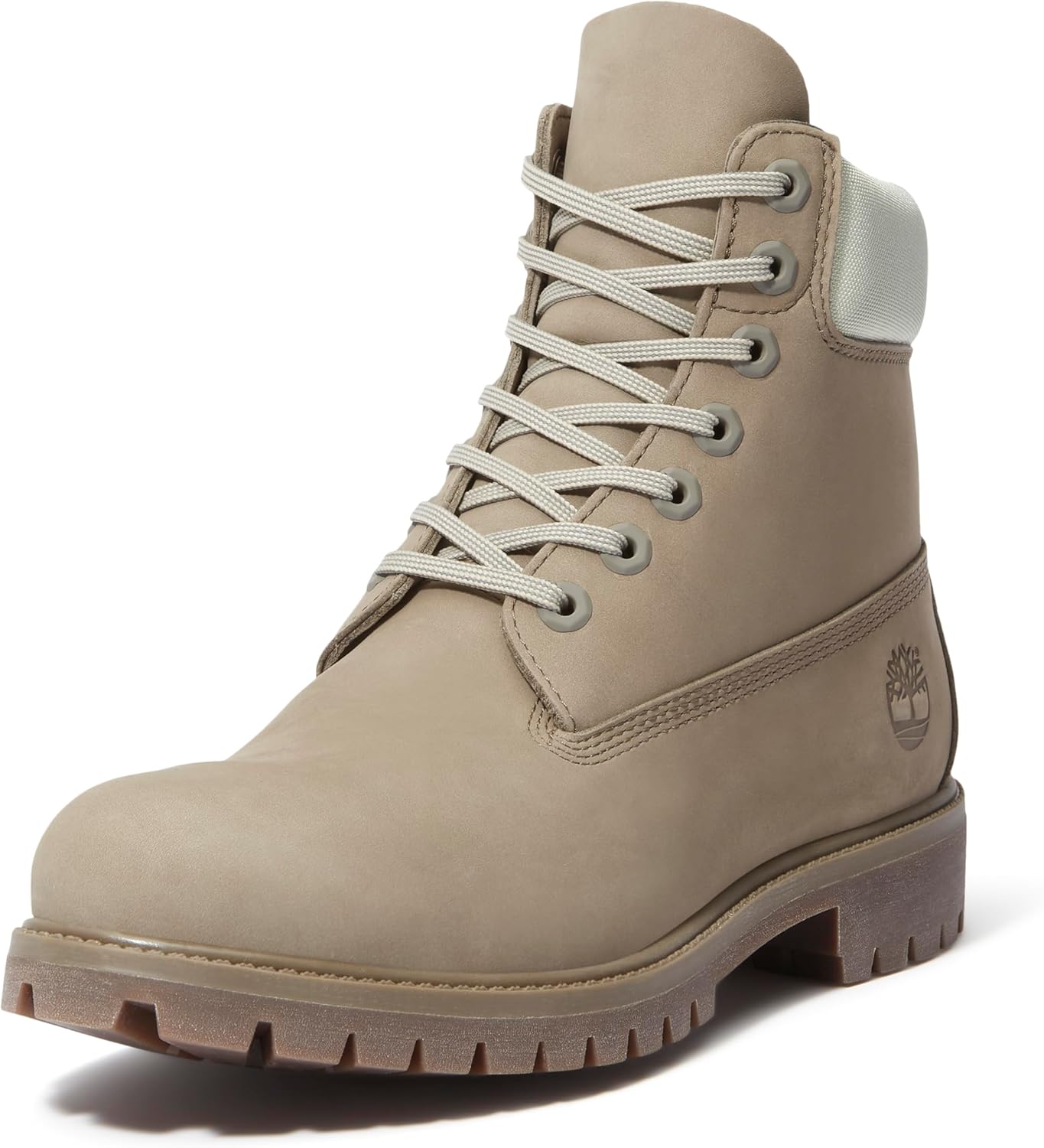 Medium Grey Nubuck With Light Green
