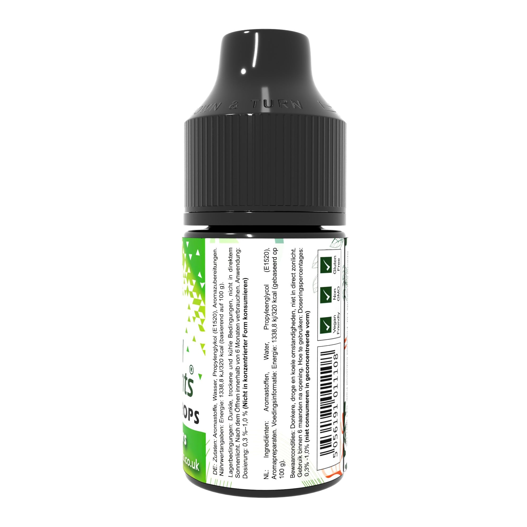Special Ingredients Flavour Drops Sour Apple, 500 ml | Apfel Sauer-Geschmackstropfen, Lebensmittelaroma, Vegane Geschmackstropfen, Für Backen, Speisen und Getränke, Zuckerfrei
