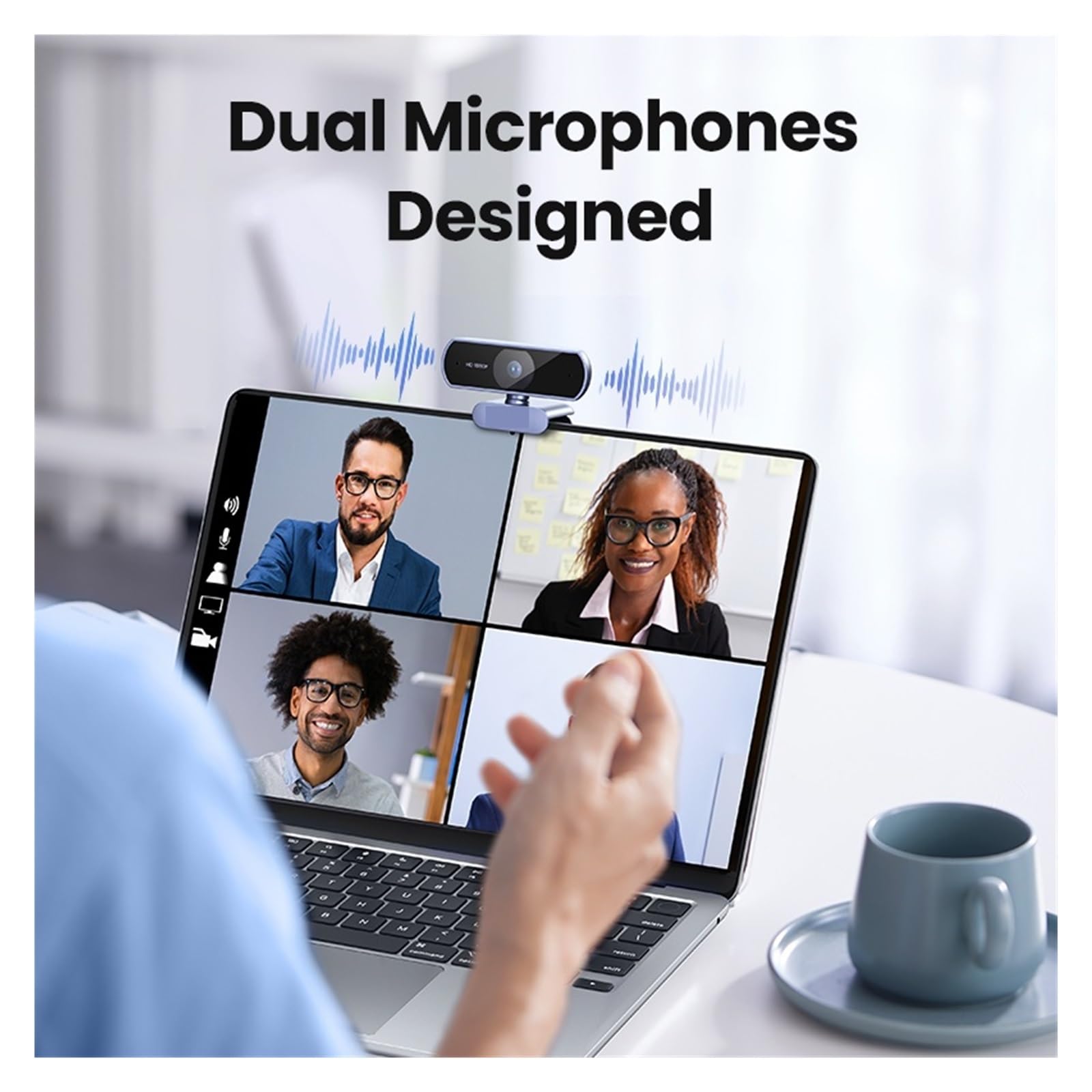 Webcam USB Mini webcam HD 1080P for computer portatile Fotocamera Web Microfoni doppi Incontri e streaming
