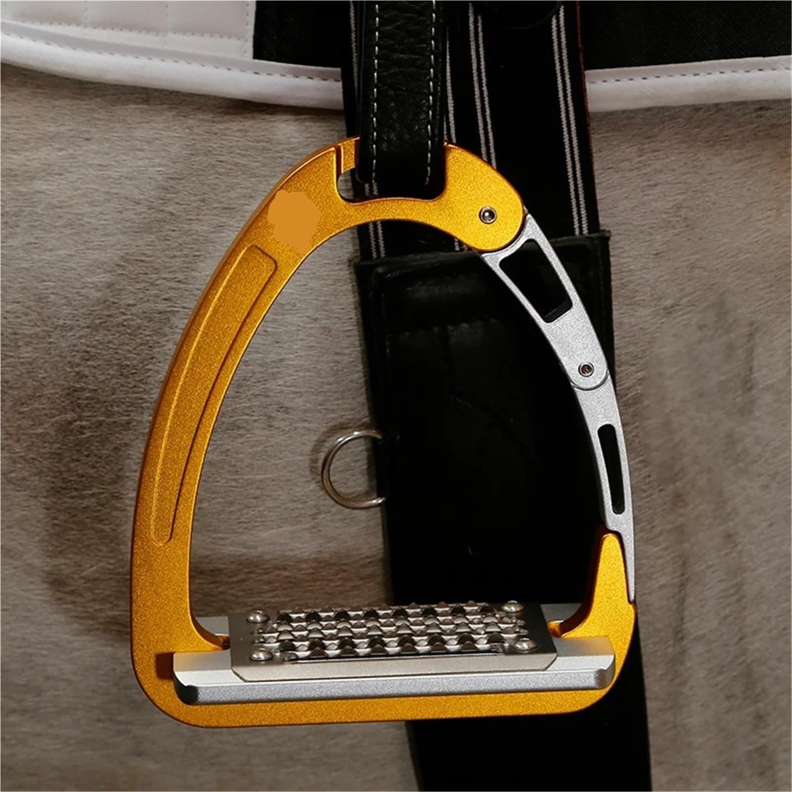 Estribos de equitación aluminio | Multicolor for Montar A Caballo(Black)