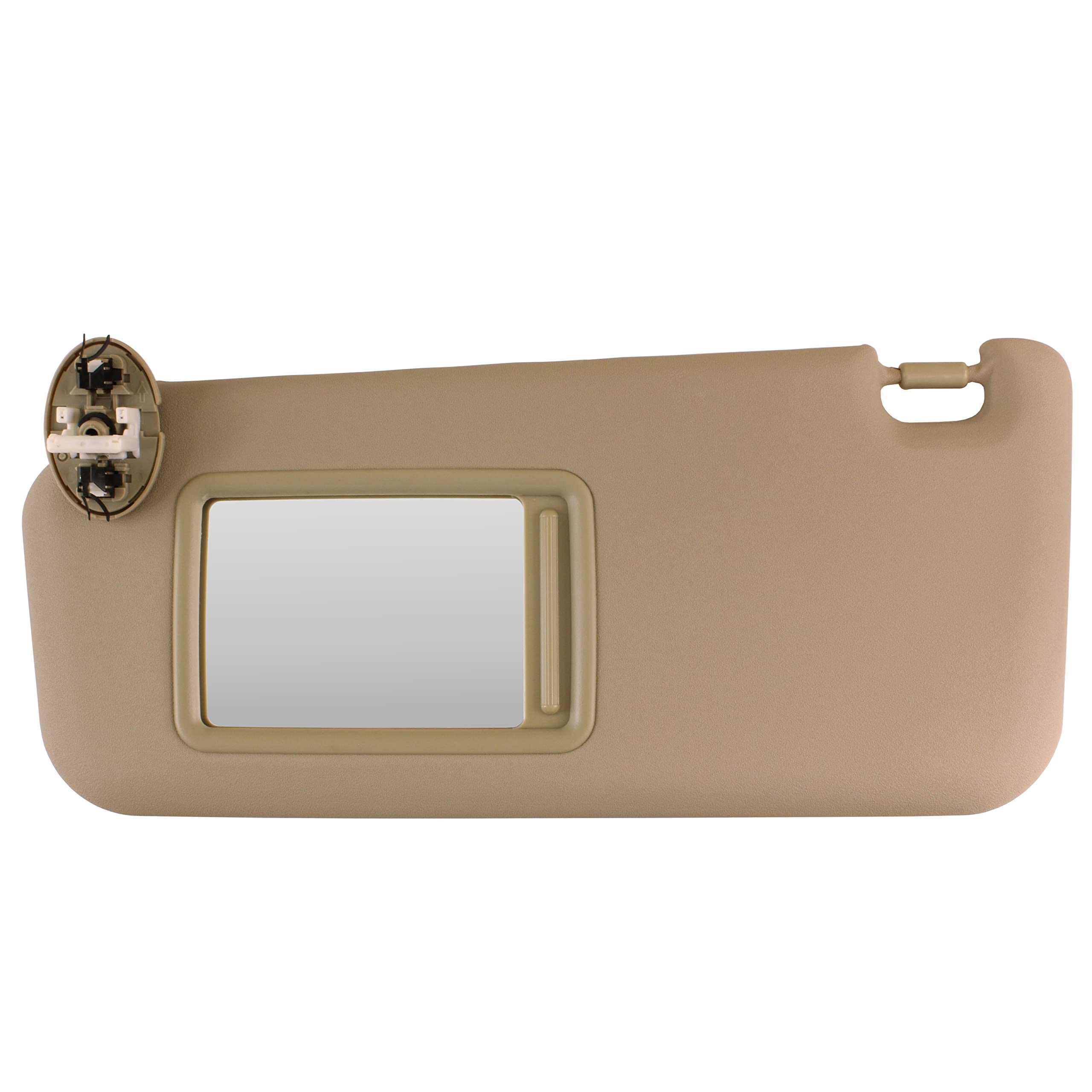 IAMAUTO 99709 Sun Visor Compatible with Toyota RAV4 2006 2007 2008 2009 (Left Driver Side, Ivory/Beige)